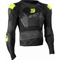 Veste de Protection Shot Youth Airlight 2.0 (Noir/Jaune Fluo) - L