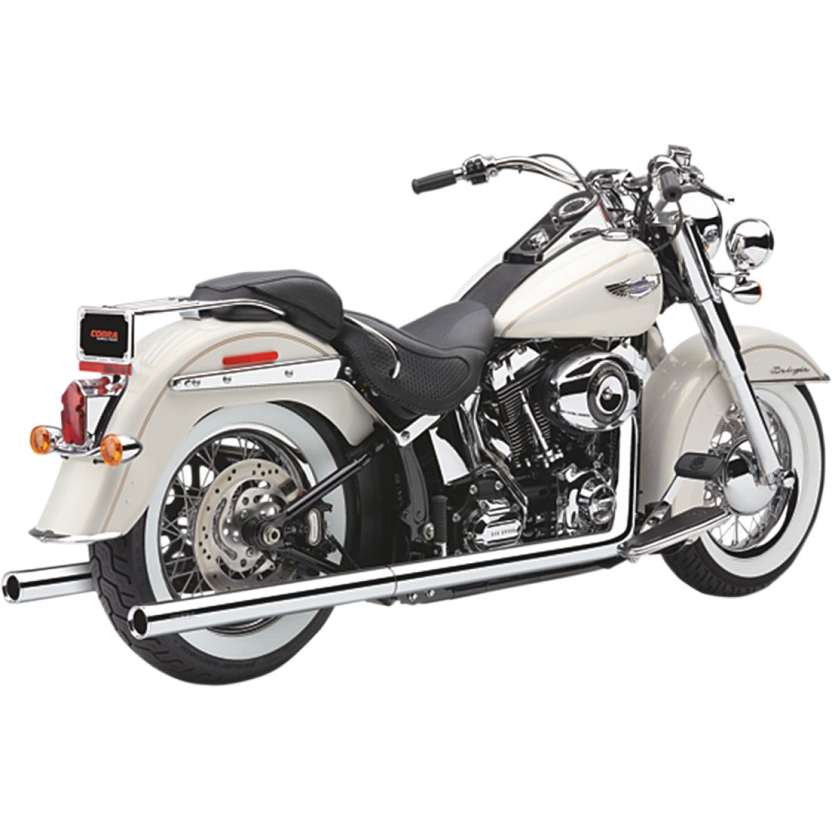 Système d'échappement double Cobra Softail