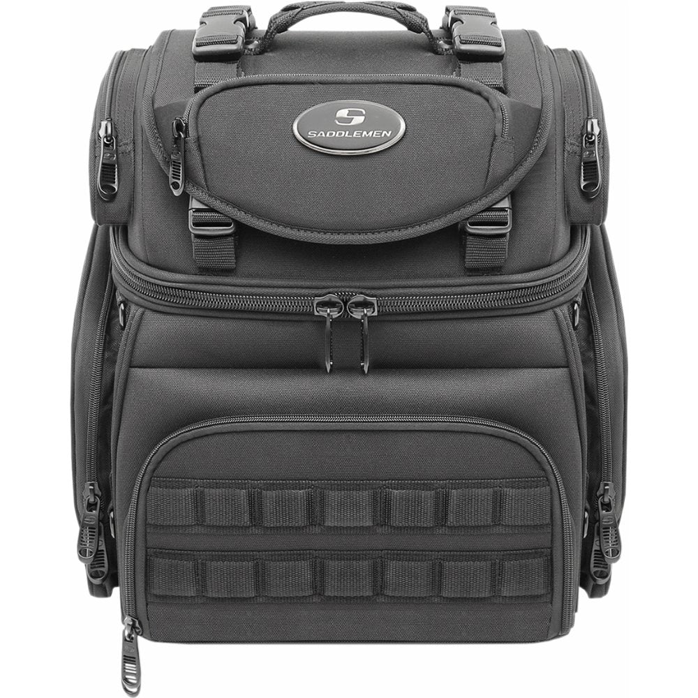 Saddlemen BR1800/BR3400 Tactical Motorcycle Back Seat/Sissy Bar Bag