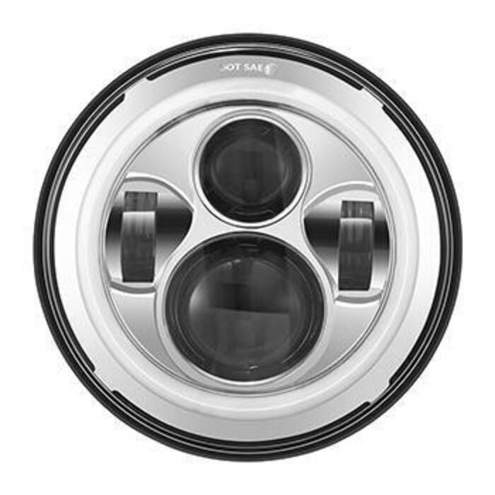Phare de moto LED Speed Demon 7"