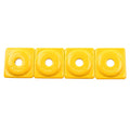 Plaques de support de motoneige Woody's Coloured Square Digger – Paquets