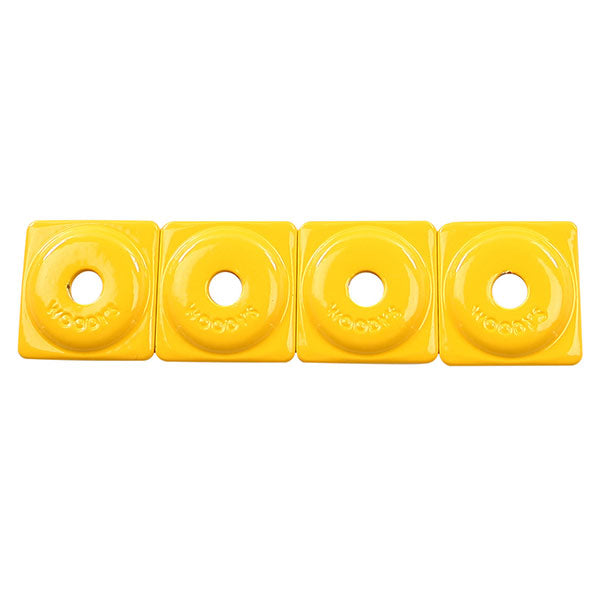 Plaques de support de motoneige Woody's Coloured Square Digger – Paquets