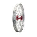 Roue de moto hors route Tusk Impact (argent/argent/rouge)