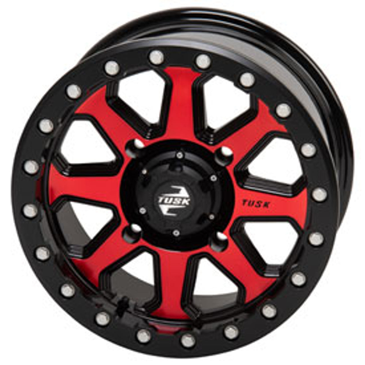 Jante à talon Tusk Uinta Beadlock (rouge bonbon)