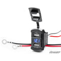 SuperATV 12V UTV Voltmeter & Dual USB Charger