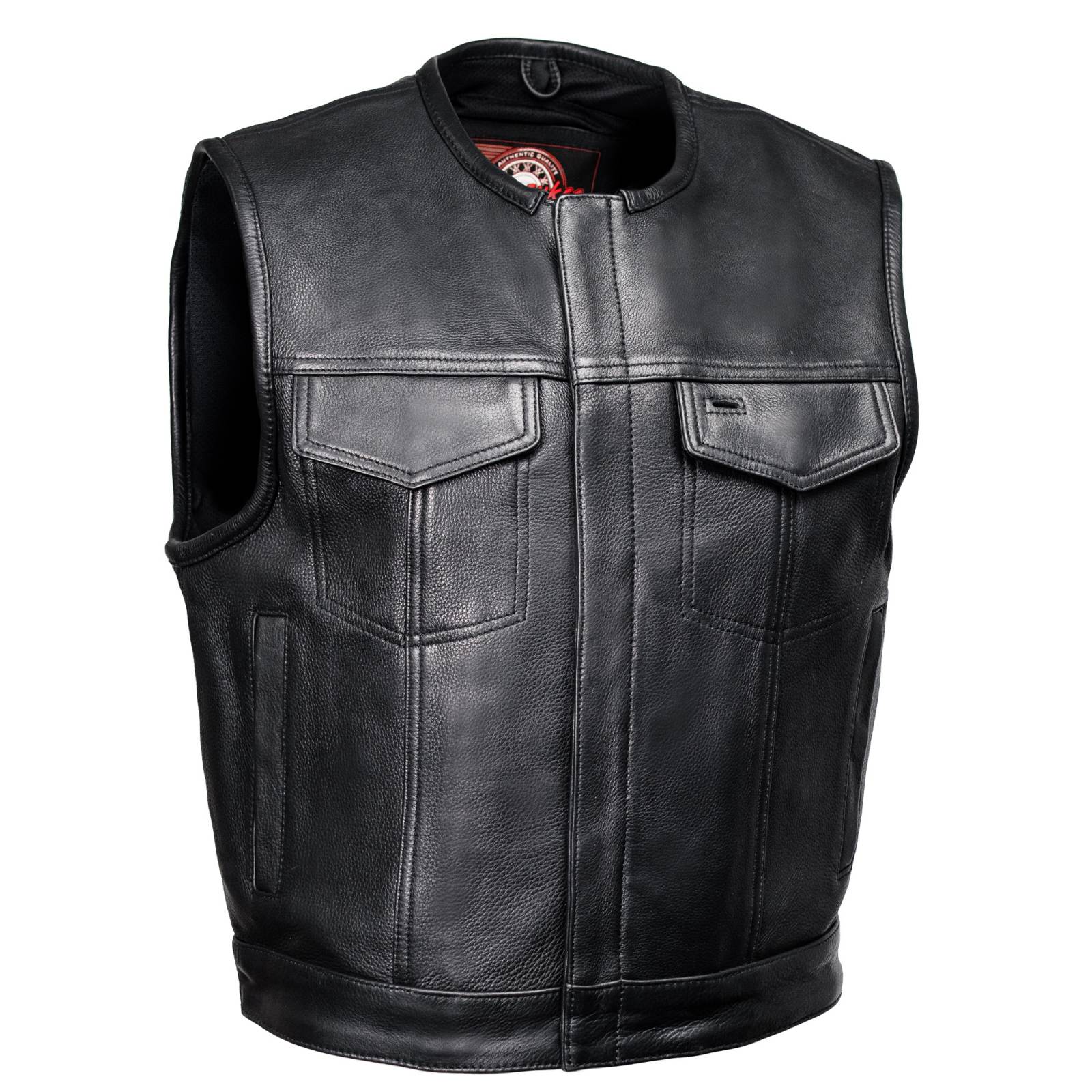 Milwaukee Lowkey Reg Length Leather Vest