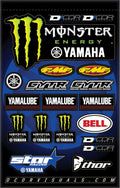 Planche d'autocollants D'COR Visuals Star Yamaha Monster