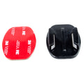 Tusk Go Pro Replacement Helmet Mount, Curved 2 Pack