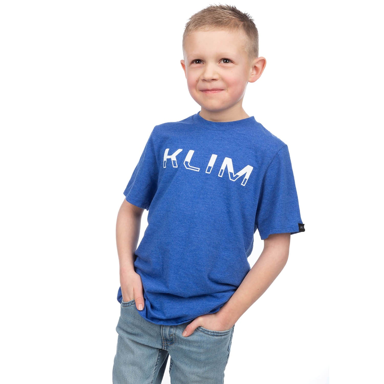 T-shirt Mélange Trois Matières Klim Youth Petrol