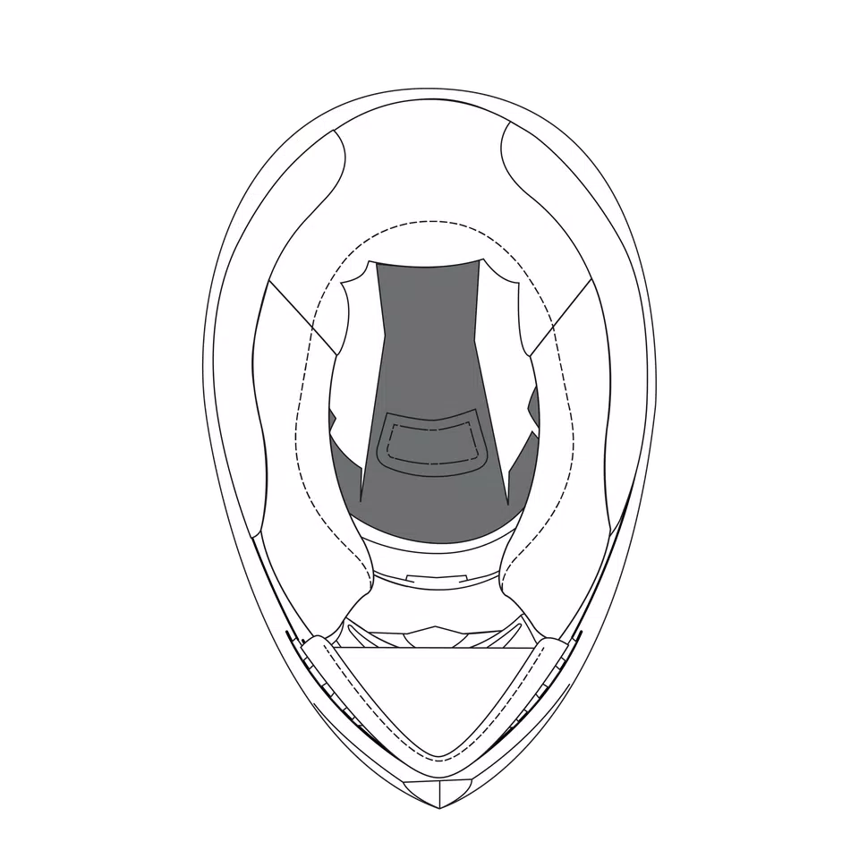 Intérieur de casque AGV K3 SV