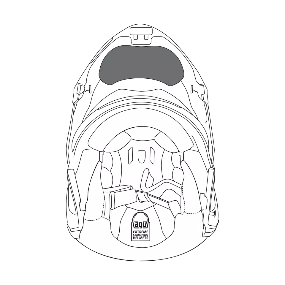 AGV Sportmodular Helmet Wind Protector