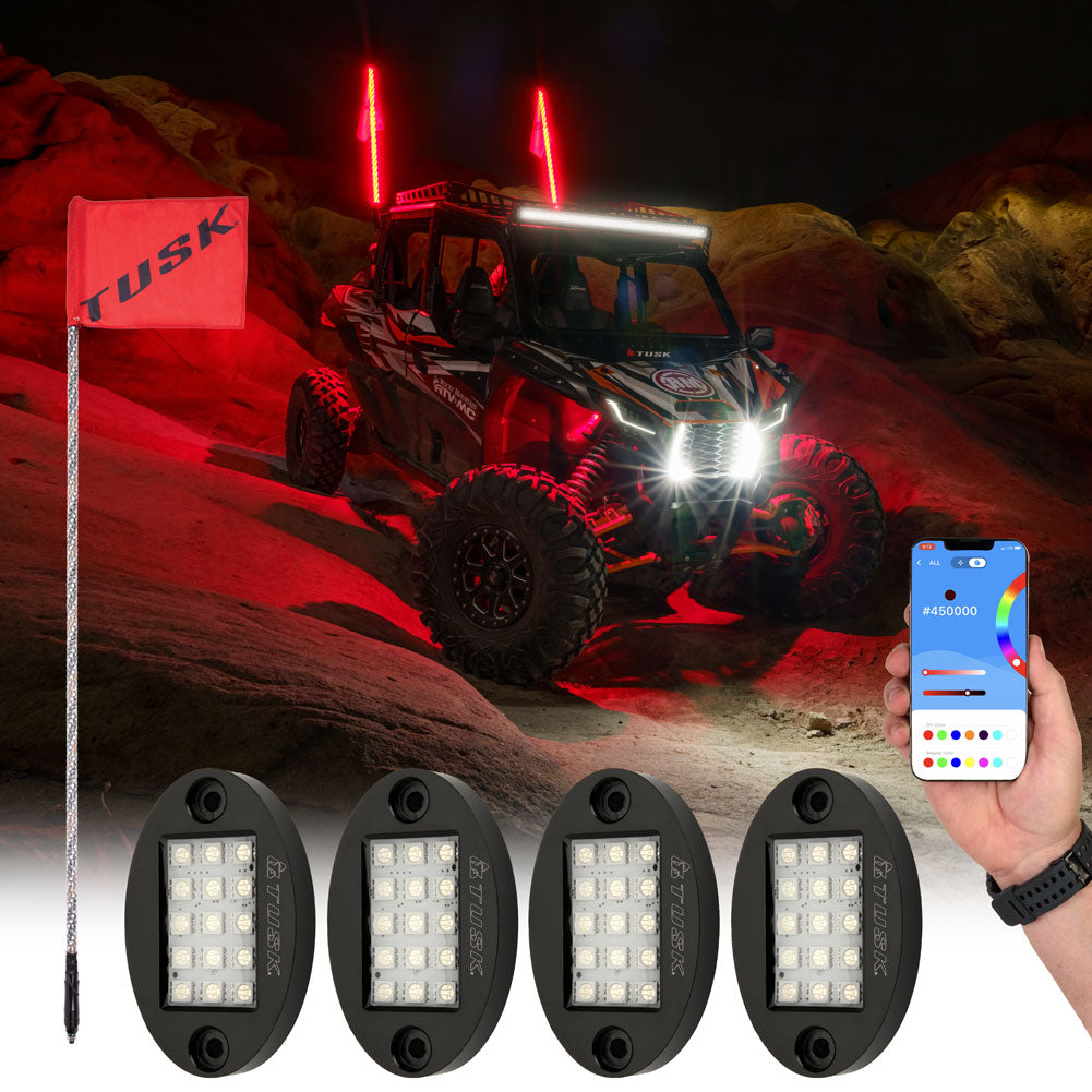 Kit d'éclairage de roche Tusk LED