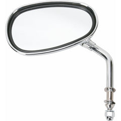 EMGO Die-Cast Chrome Custom Motorcycle Mirror - Lil' Cruiser (Bolt-On) / Left/Right