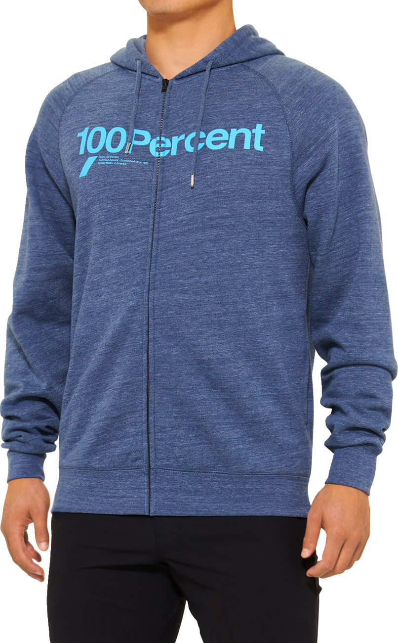 Sweat à capuche zippé Kerv en molleton 100 %