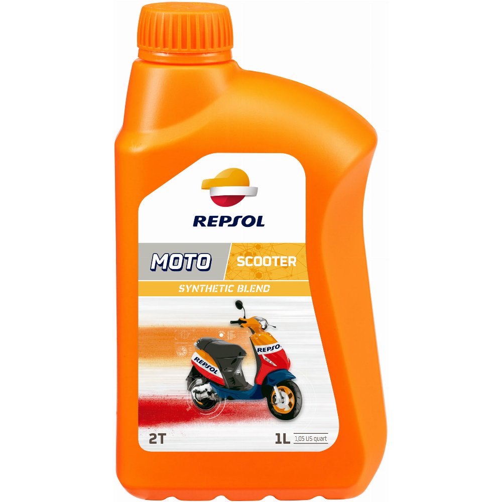 Repsol Moto Scooter 2T Semi-Synthetic Oil