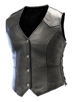 Gilet en cuir Bonnie Highway 2 pour femme - TP