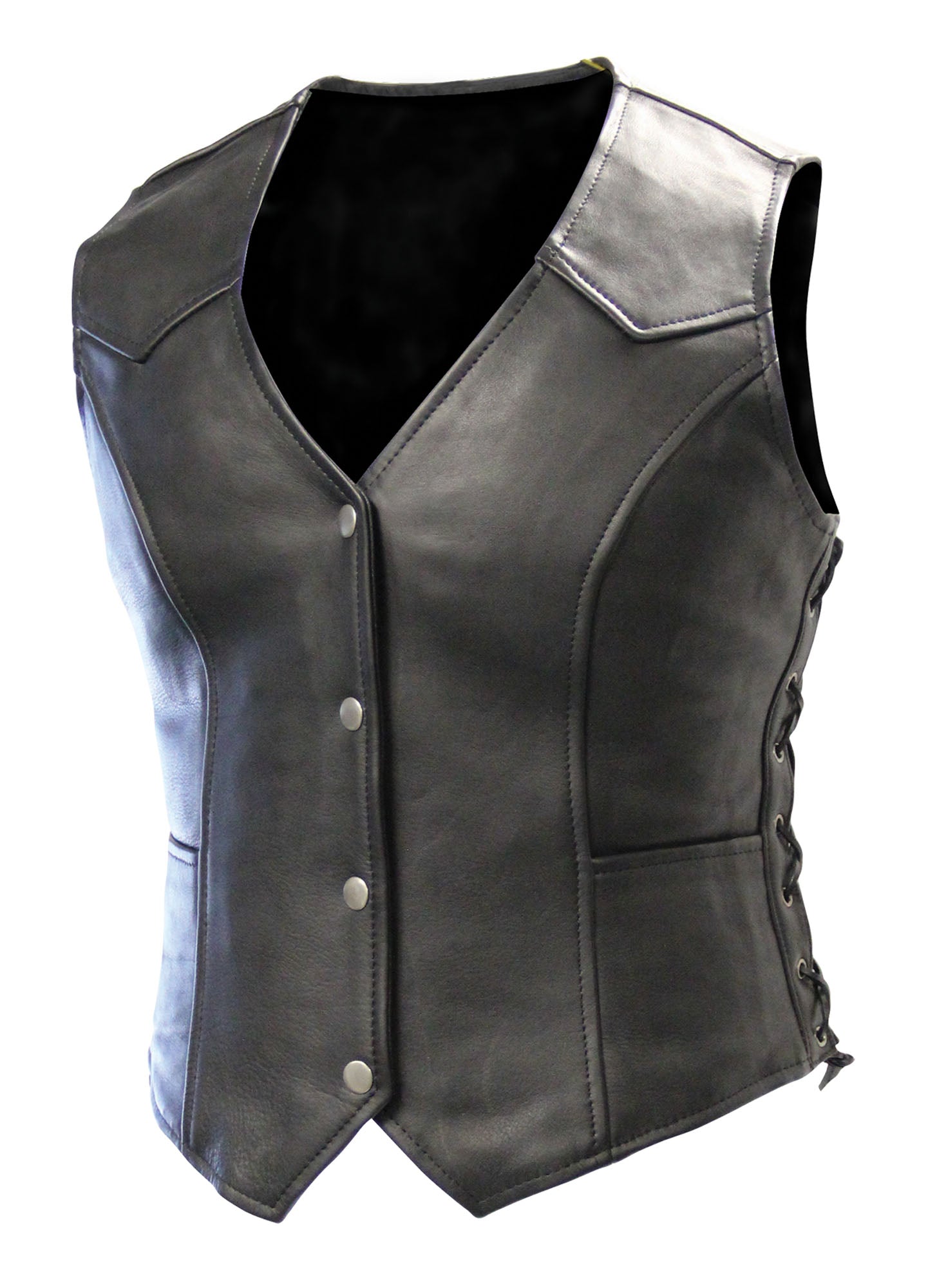 Gilet en cuir Bonnie Highway 2 pour femme