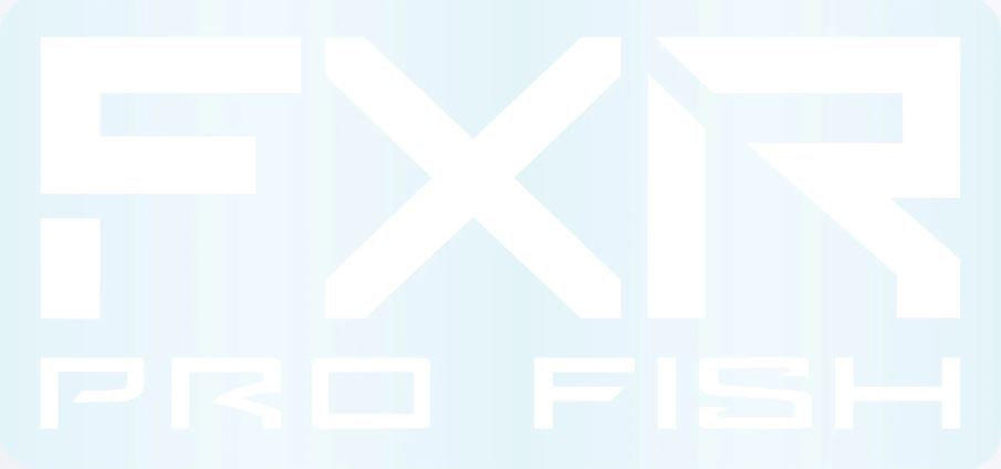 Autocollant FXR Pro Fish, 3 po