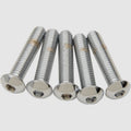 Drag Specialties Buttonhead Screw, 5/15-18x1-1/2" (5 Pack)