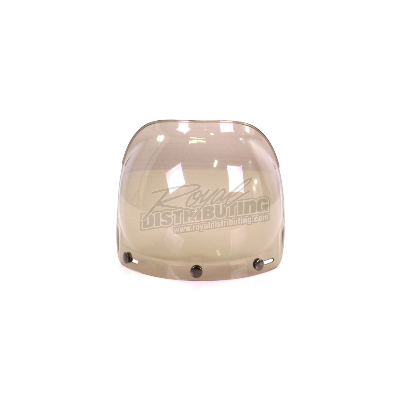 Bulle de casque Highway 2 Universal 3-Snap pour moto (Liquidation)
