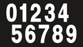 Factory Effex 7" Number Stickers