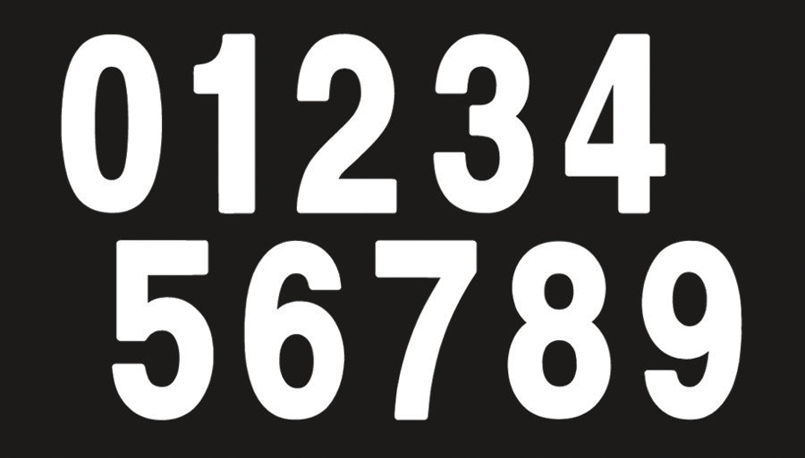 Factory Effex 7" Number Stickers