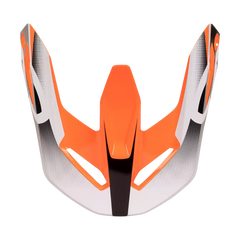 Visière de casque Fox Racing Youth 22 V1 Leed - Orange Flo