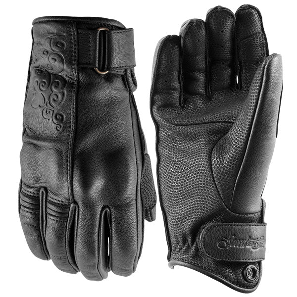 Gants en cuir Black Heart Speed and Strength pour femme (Liquidation)