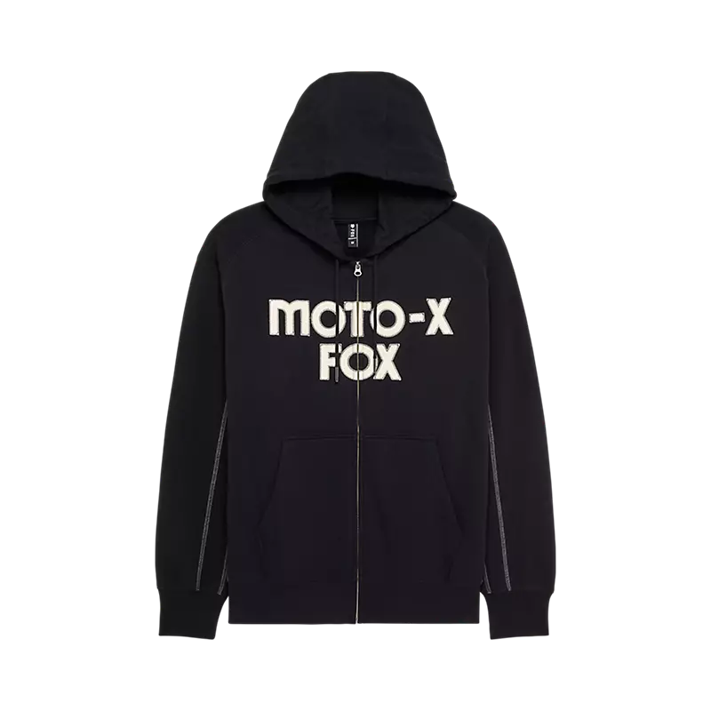 Fox Racing Moto-X Oversized Zip Hoodie, Heather Graphite Grey