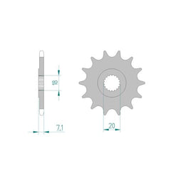 ITL Sprocket - 1015-2234 (MFG #: 110550)