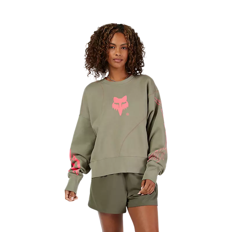 Fox Racing Women's Elevated Oversized Crew Sweatshirt