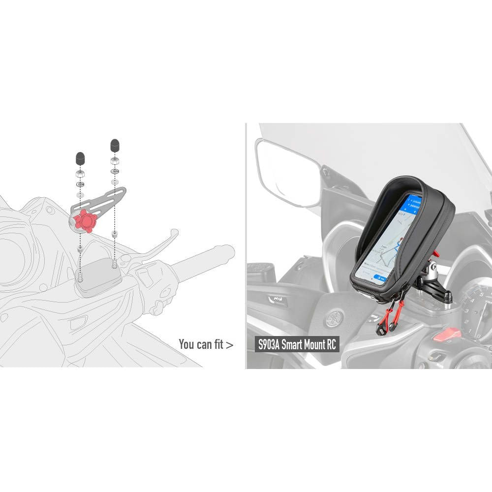 Kit de montage Givi S903A Smart Mount RC