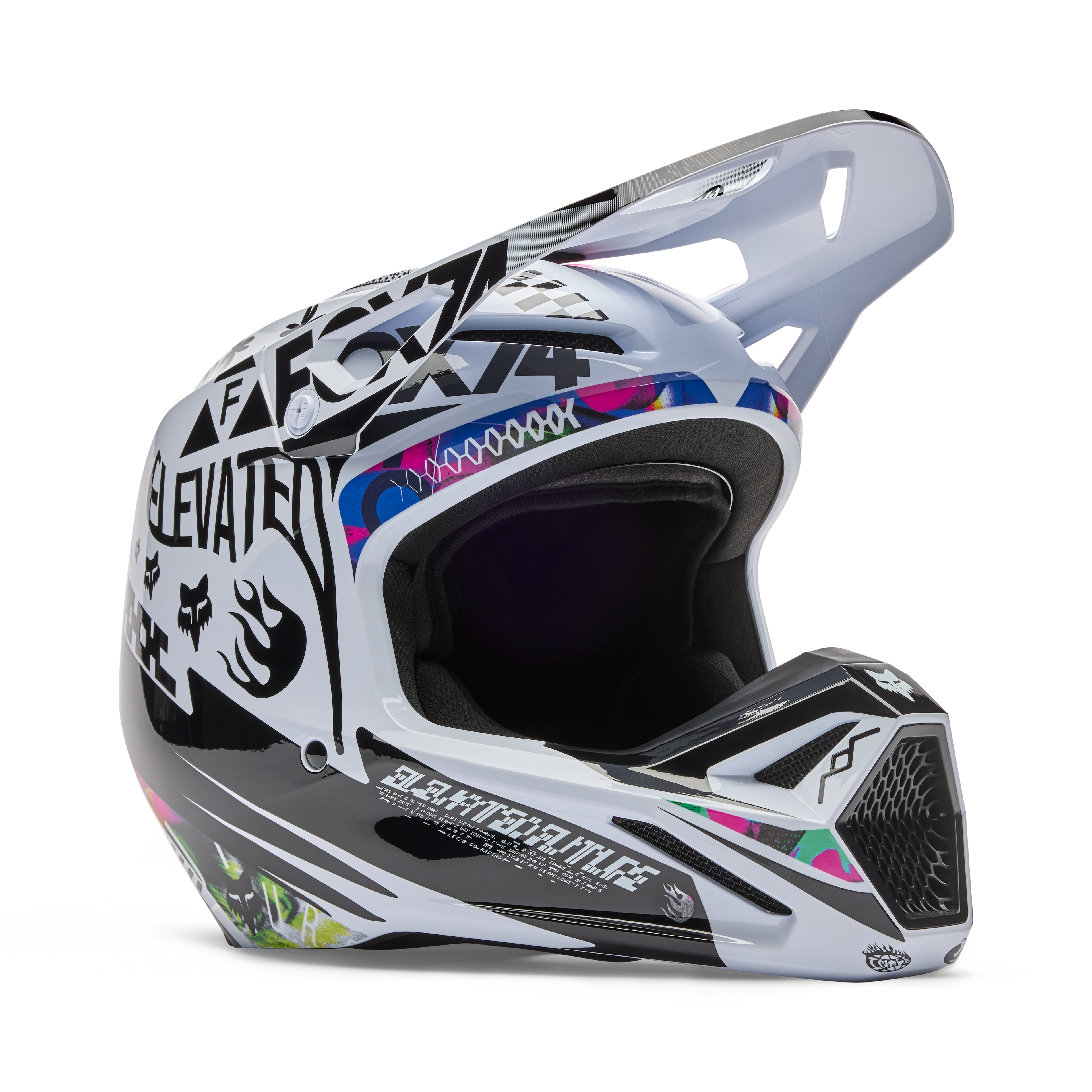 Fox Racing V1 Image Cosmo MX Helmet