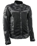 Blouson Gryphon Warrior pour femme en maille filet