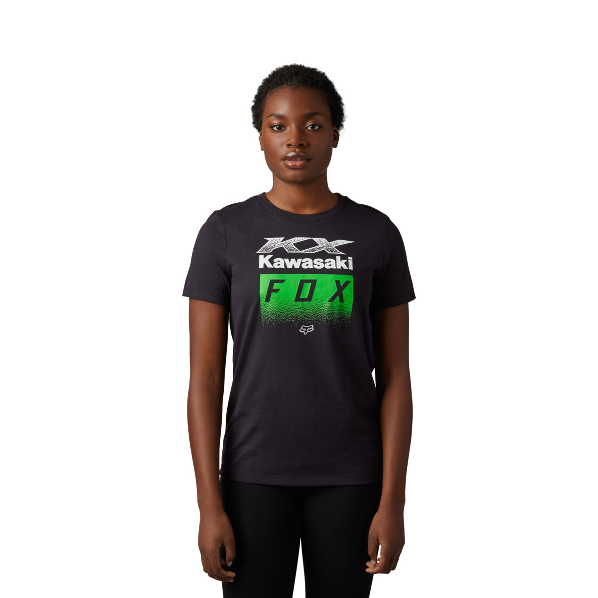 T-shirt Femme Fox Racing X Kawasaki (Liquidation)