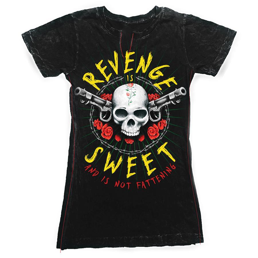 Lethal Angel Women's Revenge Is Sweet Tee (Closeout)