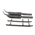 Kit de barres d'usure complètes semi-agressives SnowTracker pour skis de seconde monte