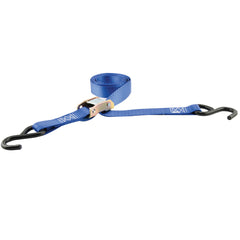 Erickson Light Duty Cam Lock Buckle Tie-Down Straps (Blue) - 2-Pack