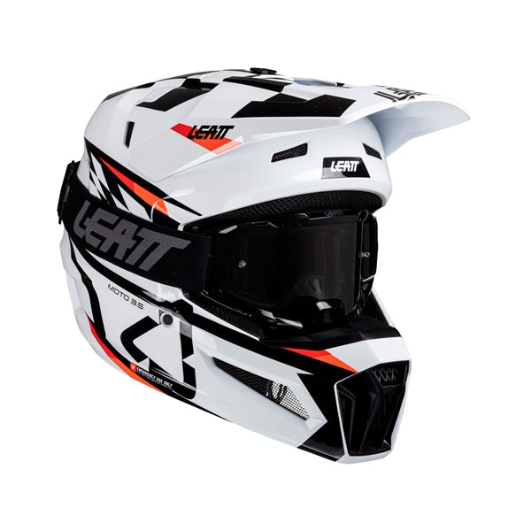 Casque Leatt 3.5 V25 MX avec lunettes
