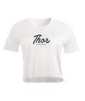 Thor Women's Script Crop Tee