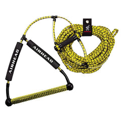 Corde de remorquage de wakeboard Airhead Trick Handle, 22,86 m - Jaune