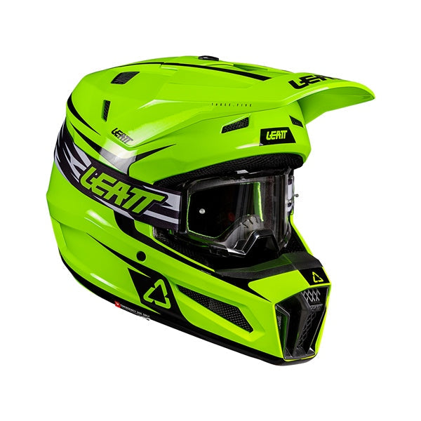 Leatt Youth 3.5 V26 MX Helmet with Goggles