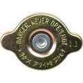 K&S Standard-Pressure Motorcycle Radiator Cap, Zinc-Plated (Gold)