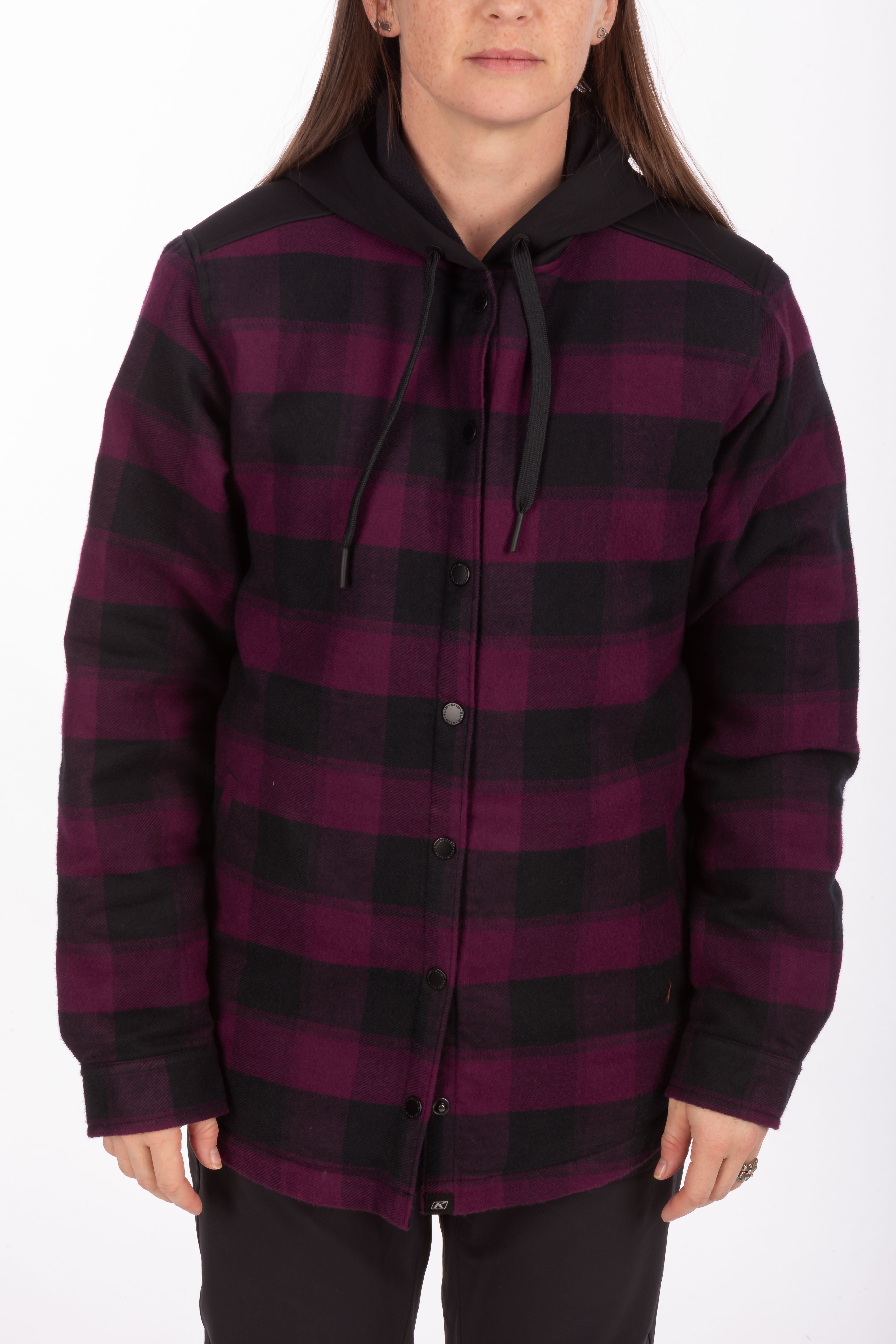 Klim  Women's Big Sky Fleece Lined Flannel Hoodie
