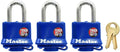 Jeu de cadenas laminés recouverts Master Lock avec clés