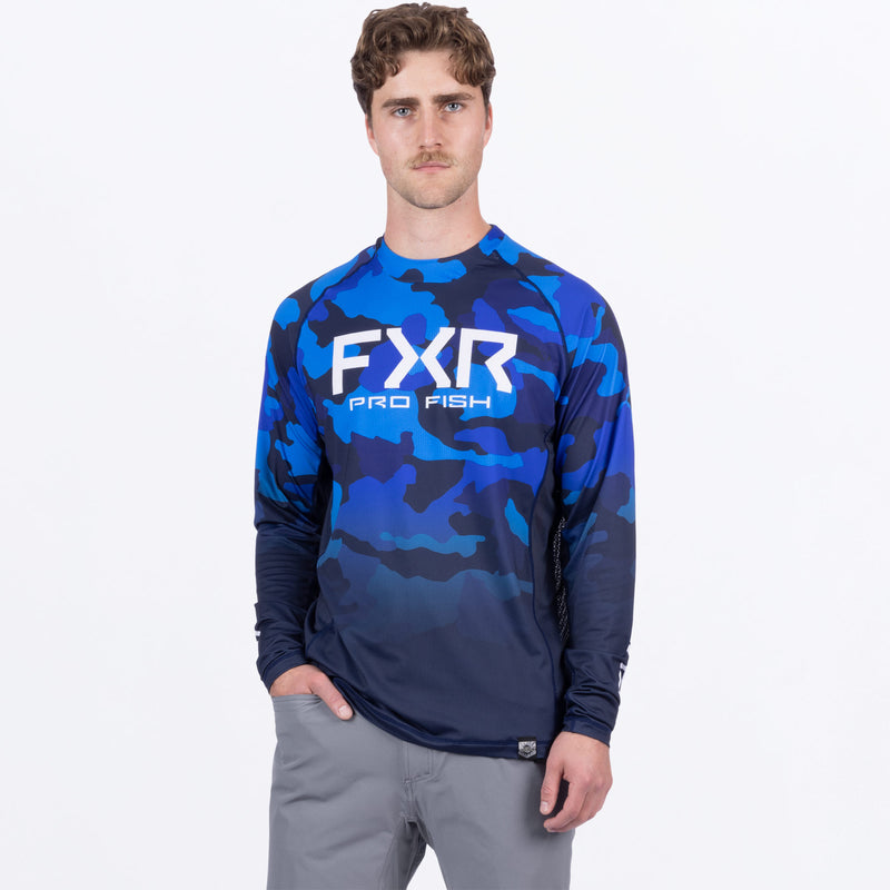 FXR Derby Camo Air UPF Longsleeve