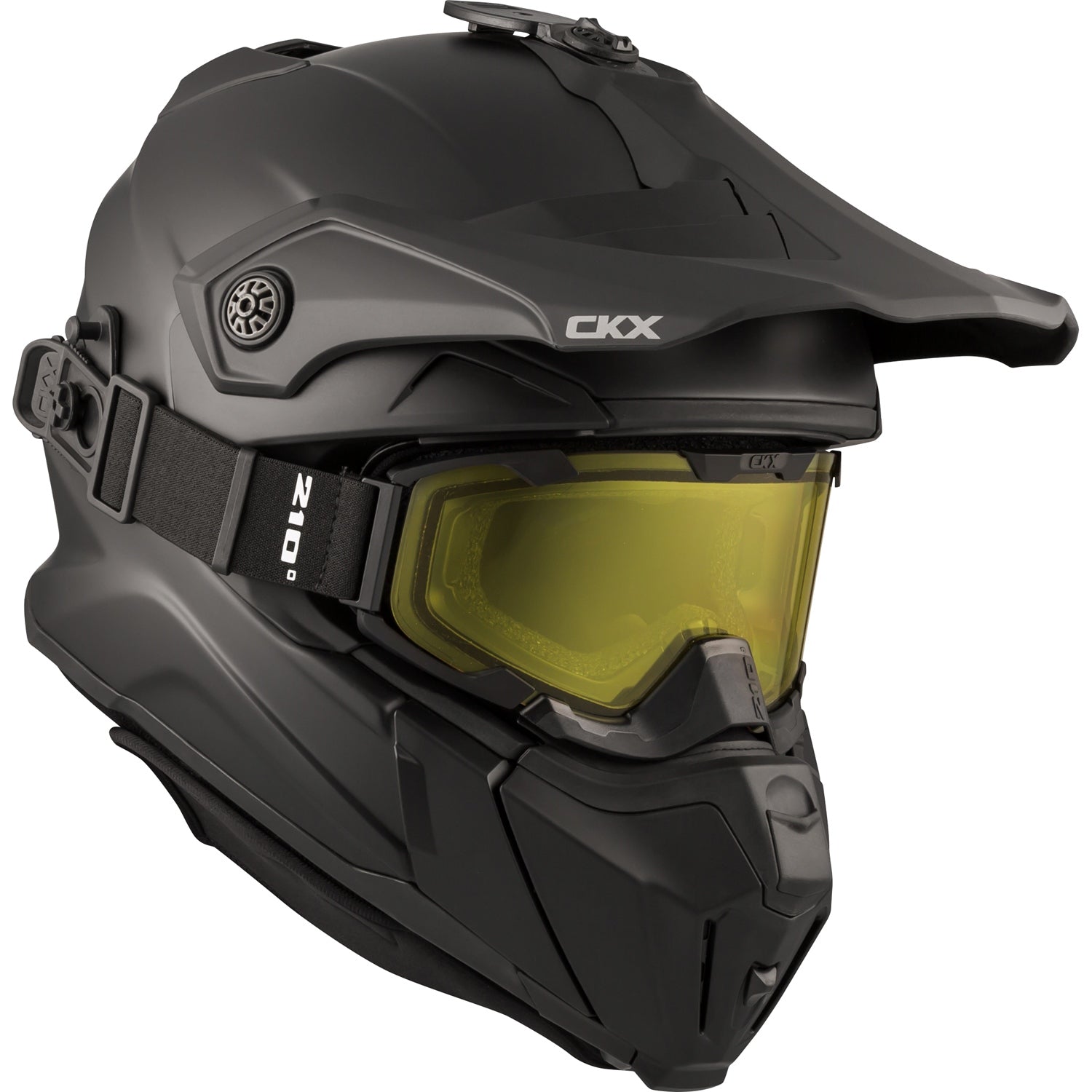 CKX Titan Original Solid Helmet w/ Dual Lens Goggle