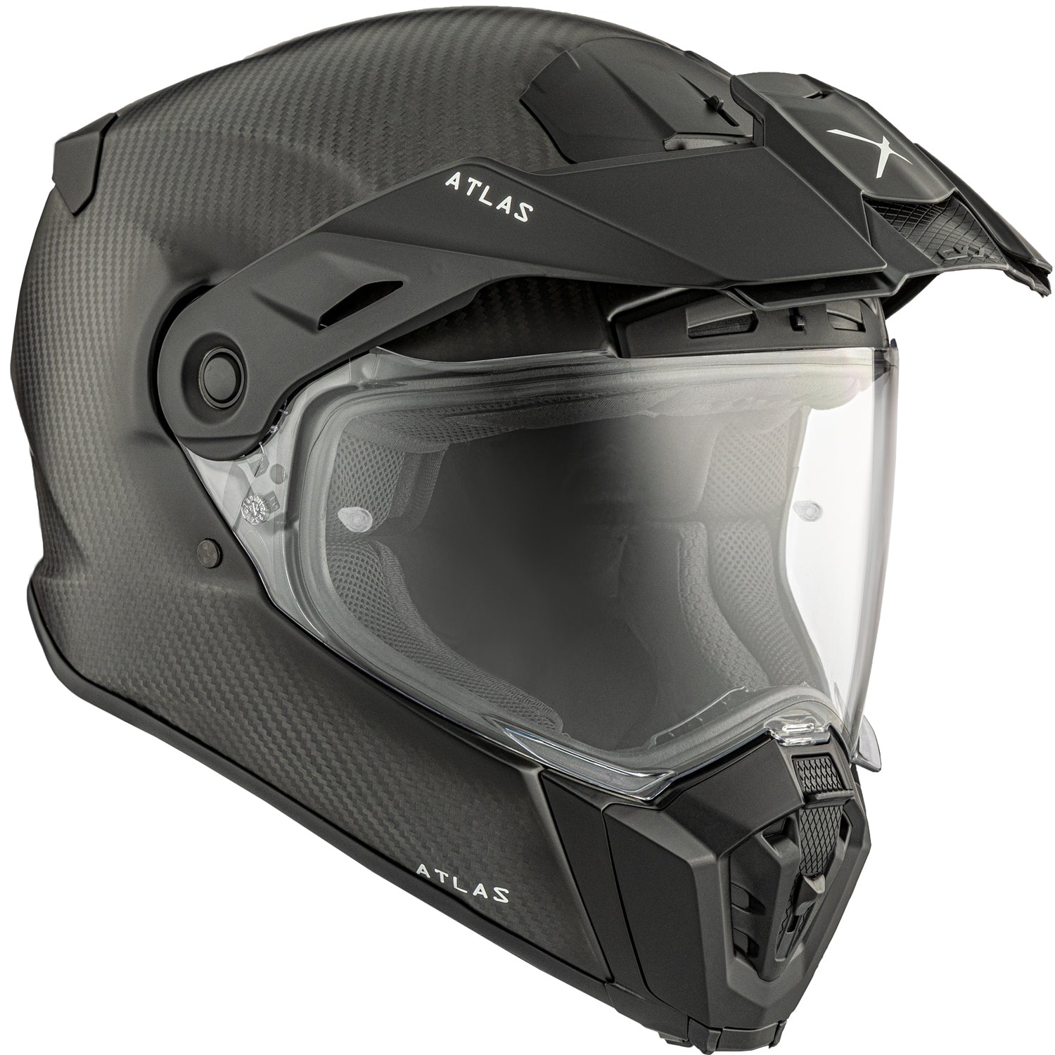 Casque CKX Atlas Carbone Solide Dual Sport
