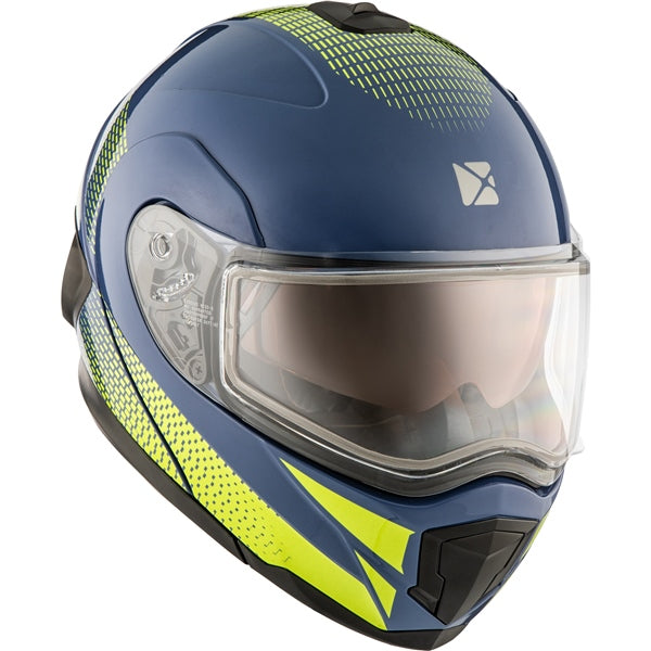 Casque modulaire CKX Tranz 1.5 AMS Cyber Electric avec lentille
