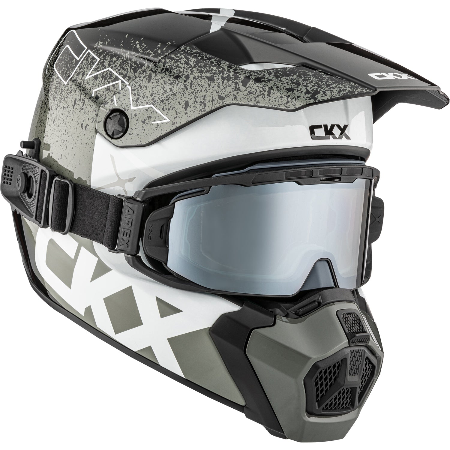 Casque CKX Titan AMS Vaneer avec lunettes à double lentille